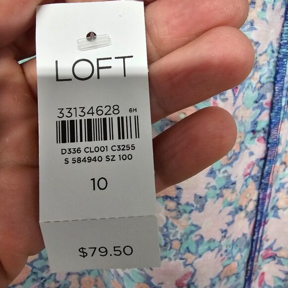 LOFT Floral Midi Skirt - Picture 12 of 13